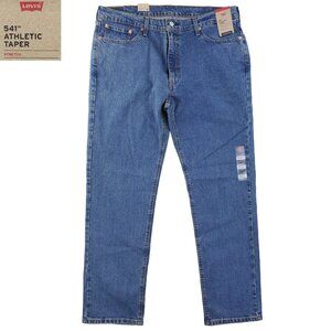 Levi's 541 Athletic Taper Jeans Stretch Denim Men's "38x34" Actual 40x33 NWT